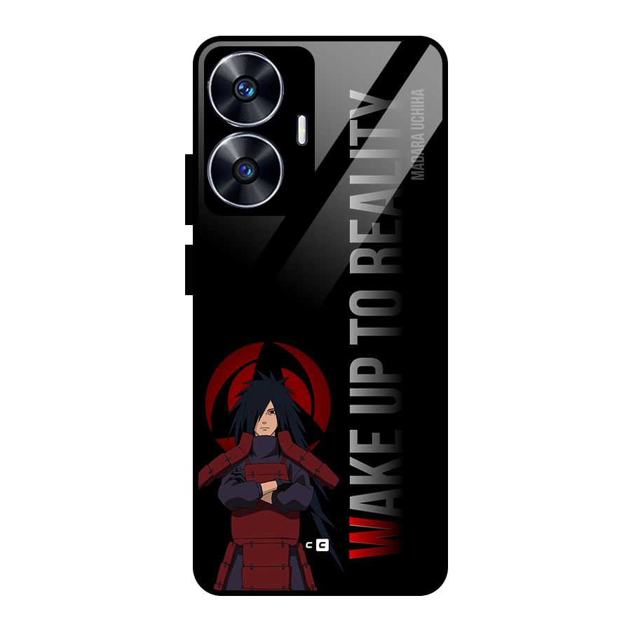 Wake Up Madara Uchiha Glass Back Case for Realme Narzo N55