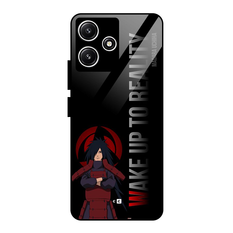Wake Up Madara Uchiha Glass Back Case for Redmi 12 5G