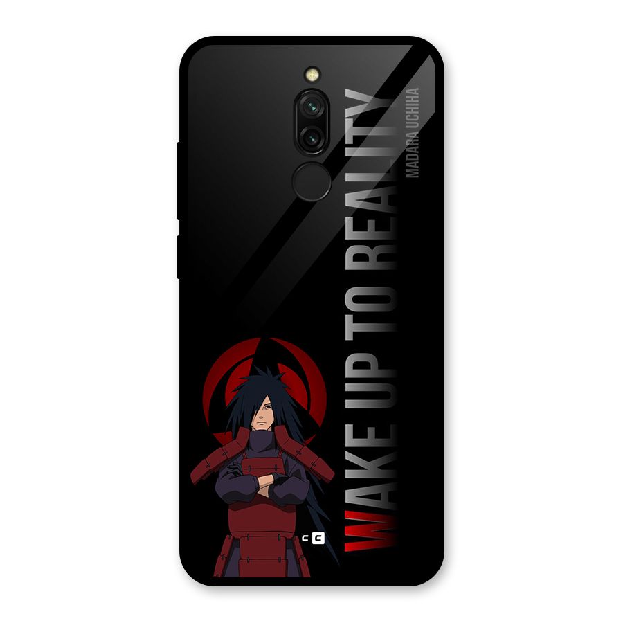 Wake Up Madara Uchiha Glass Back Case for Redmi 8