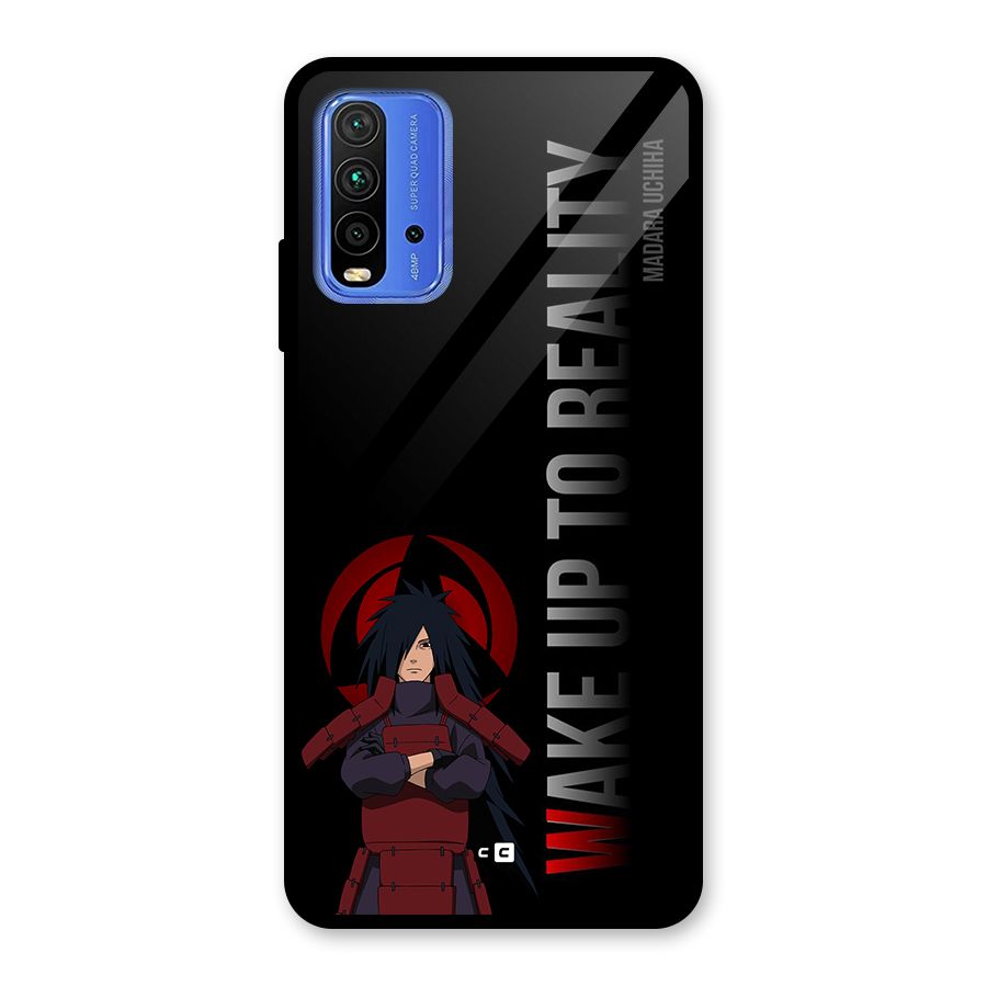 Wake Up Madara Uchiha Glass Back Case for Redmi 9 Power