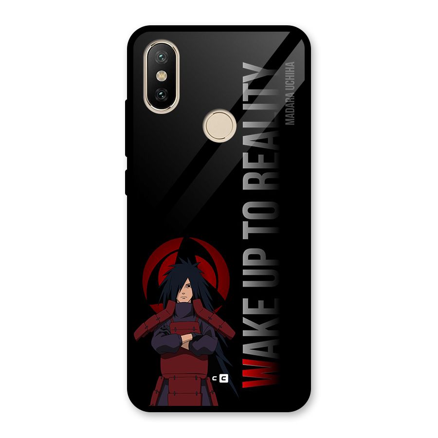 Wake Up Madara Uchiha Glass Back Case for Redmi A1