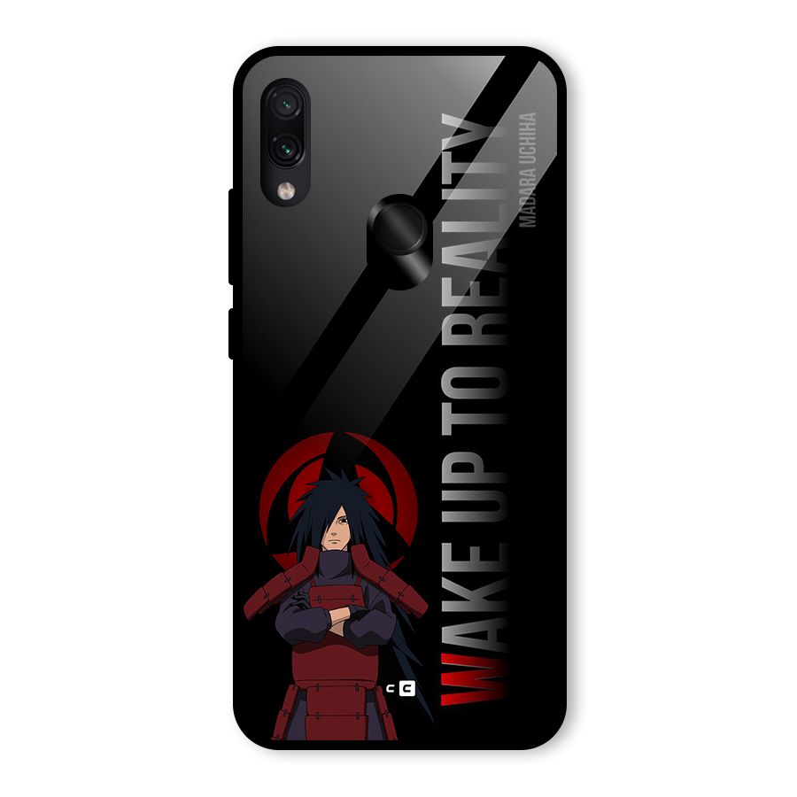 Wake Up Madara Uchiha Glass Back Case for Redmi Note 7S
