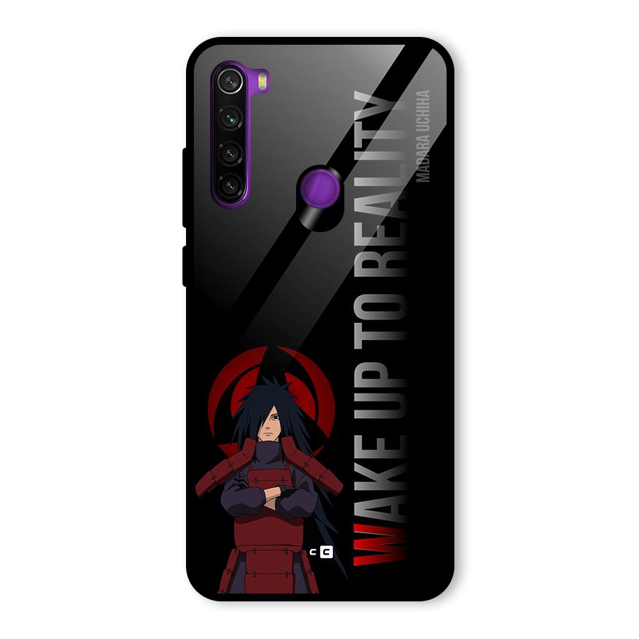 Wake Up Madara Uchiha Glass Back Case for Redmi Note 8