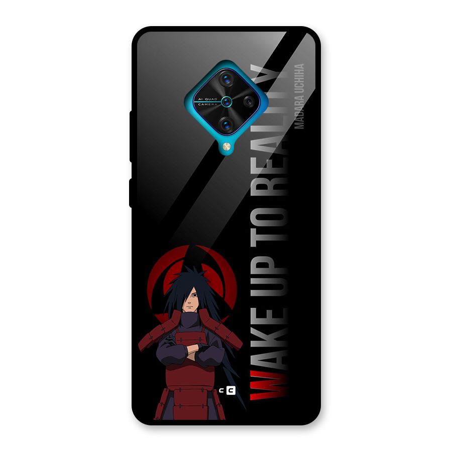 Wake Up Madara Uchiha Glass Back Case for Vivo S1 Pro