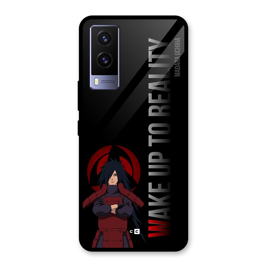 Wake Up Madara Uchiha Glass Back Case for Vivo V21e 5G