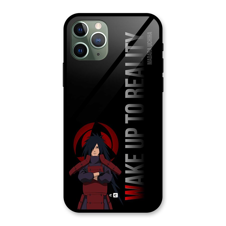 Wake Up Madara Uchiha Glass Back Case for iPhone 11 Pro