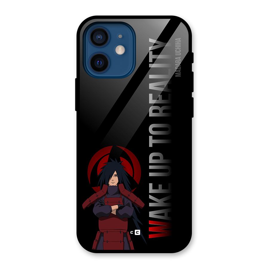 Wake Up Madara Uchiha Glass Back Case for iPhone 12 Mini