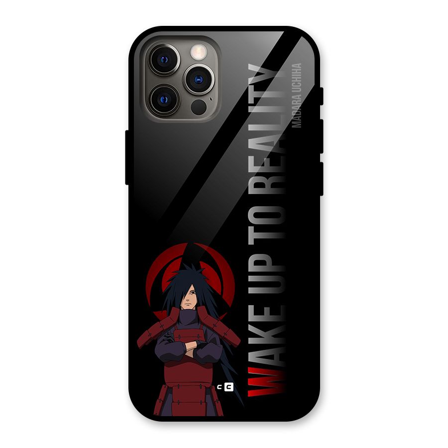 Wake Up Madara Uchiha Glass Back Case for iPhone 12 Pro