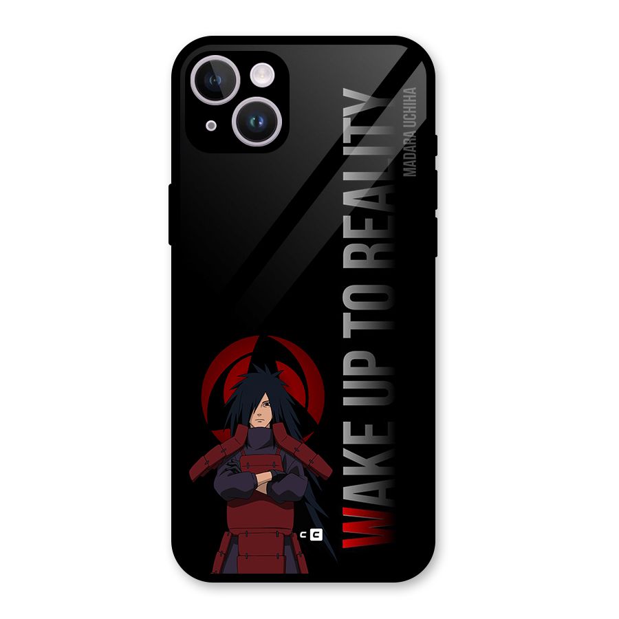 Wake Up Madara Uchiha Glass Back Case for iPhone 14 Plus