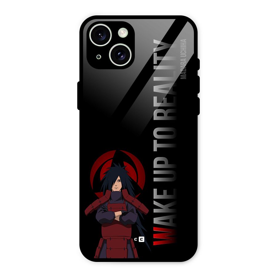 Wake Up Madara Uchiha Glass Back Case for iPhone 15 Plus
