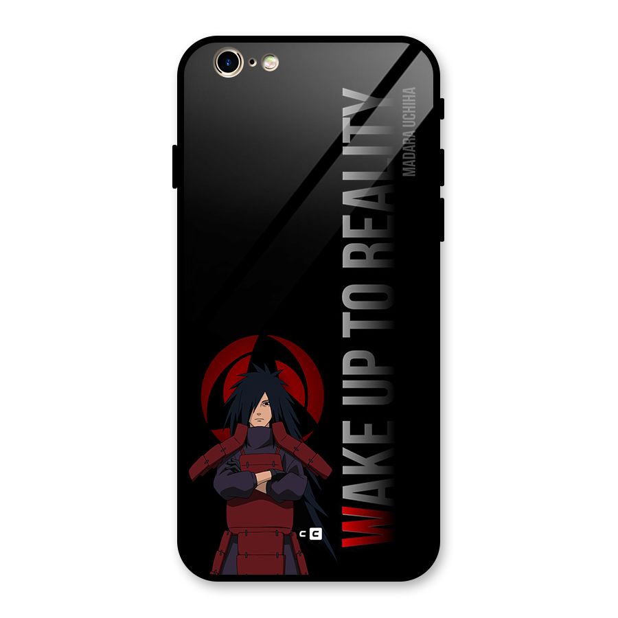 Wake Up Madara Uchiha Glass Back Case for iPhone 6 6S