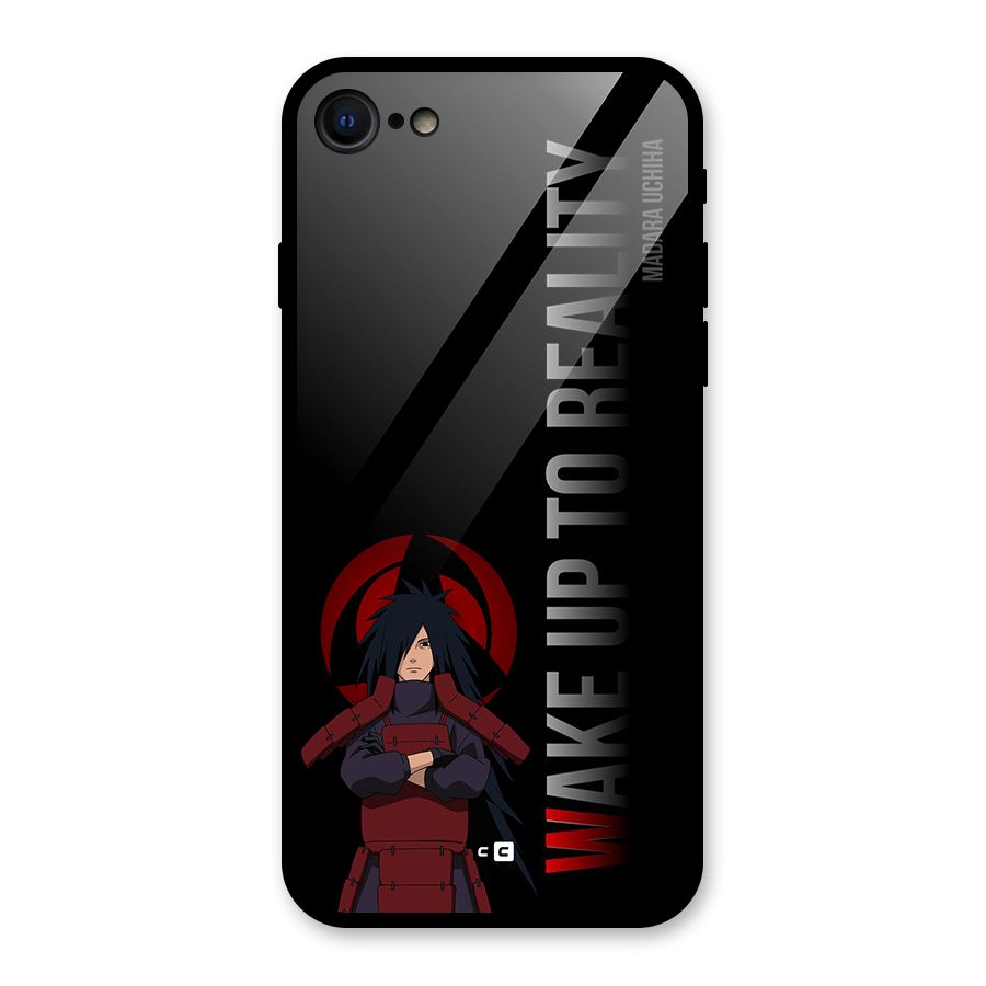 Wake Up Madara Uchiha Glass Back Case for iPhone SE 2020