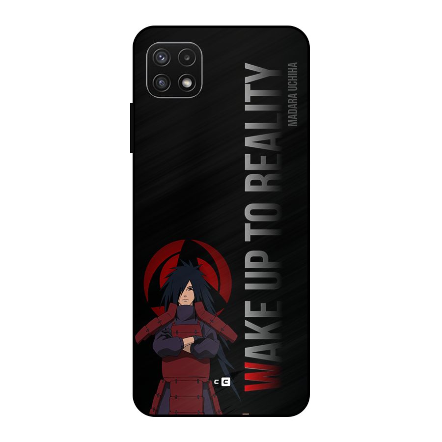 Wake Up Madara Uchiha Metal Back Case for Galaxy A22 5G