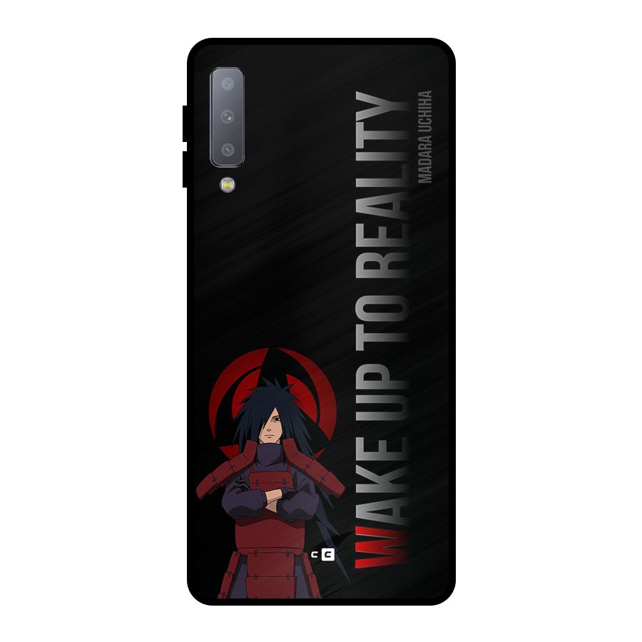 Wake Up Madara Uchiha Metal Back Case for Galaxy A7 (2018)