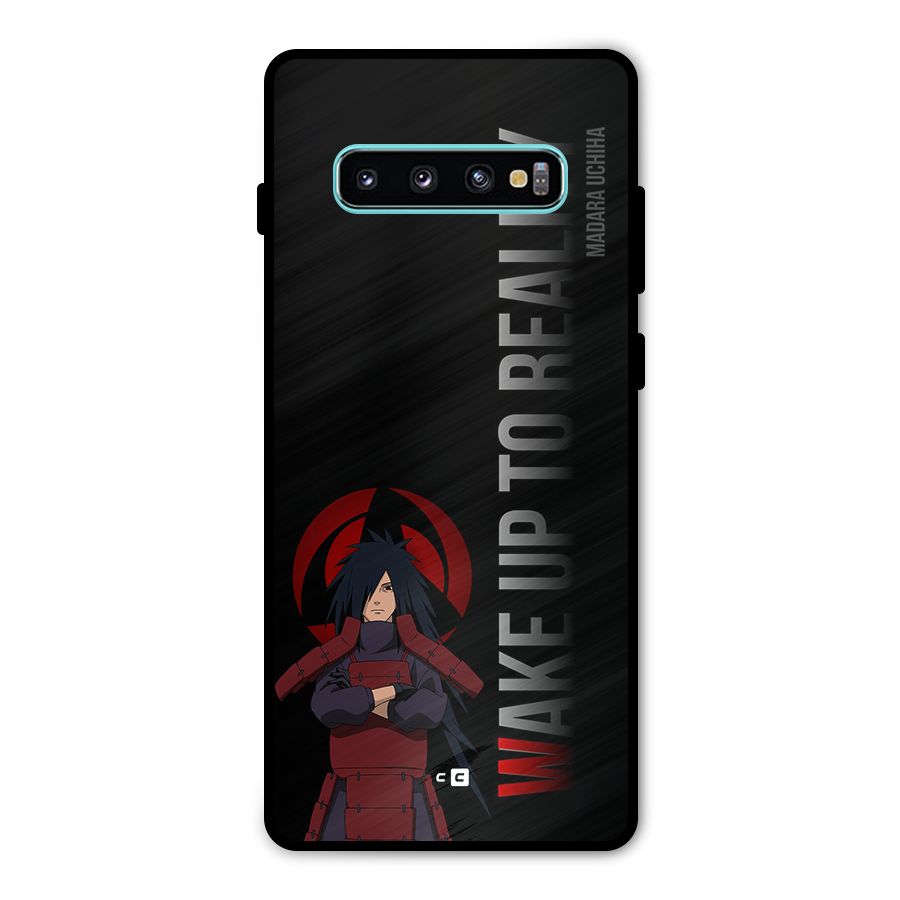 Wake Up Madara Uchiha Metal Back Case for Galaxy S10 Plus