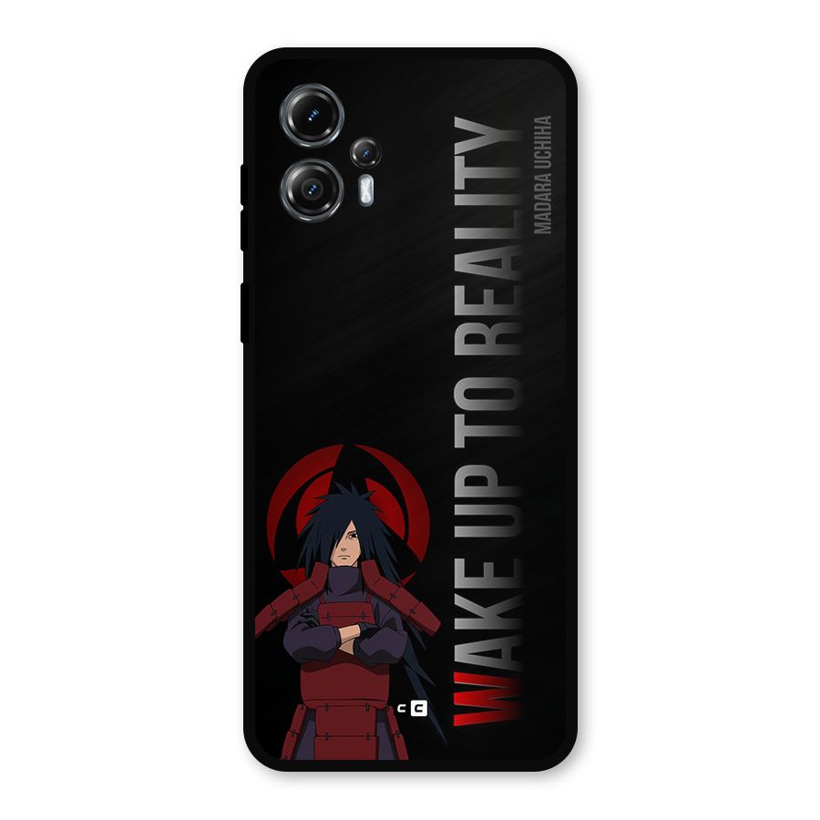 Wake Up Madara Uchiha Metal Back Case for Moto G13