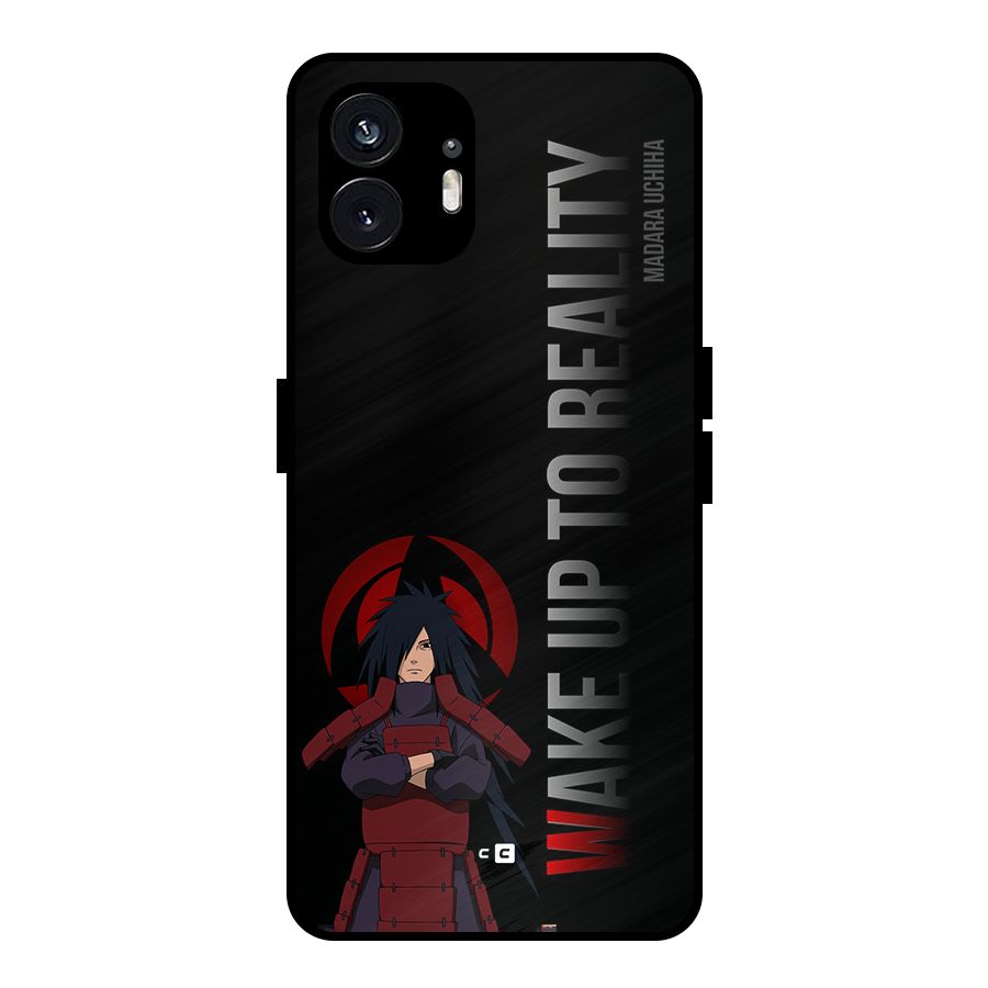 Wake Up Madara Uchiha Metal Back Case for Nothing Phone 2