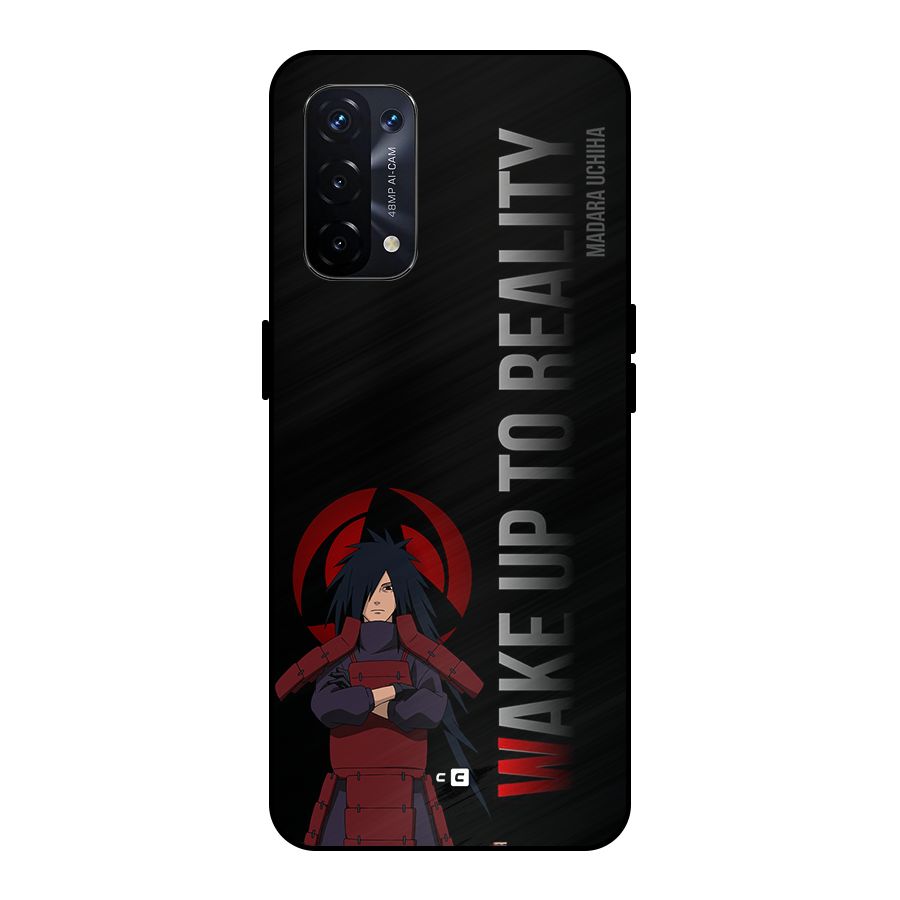 Wake Up Madara Uchiha Metal Back Case for Oppo A74 5G