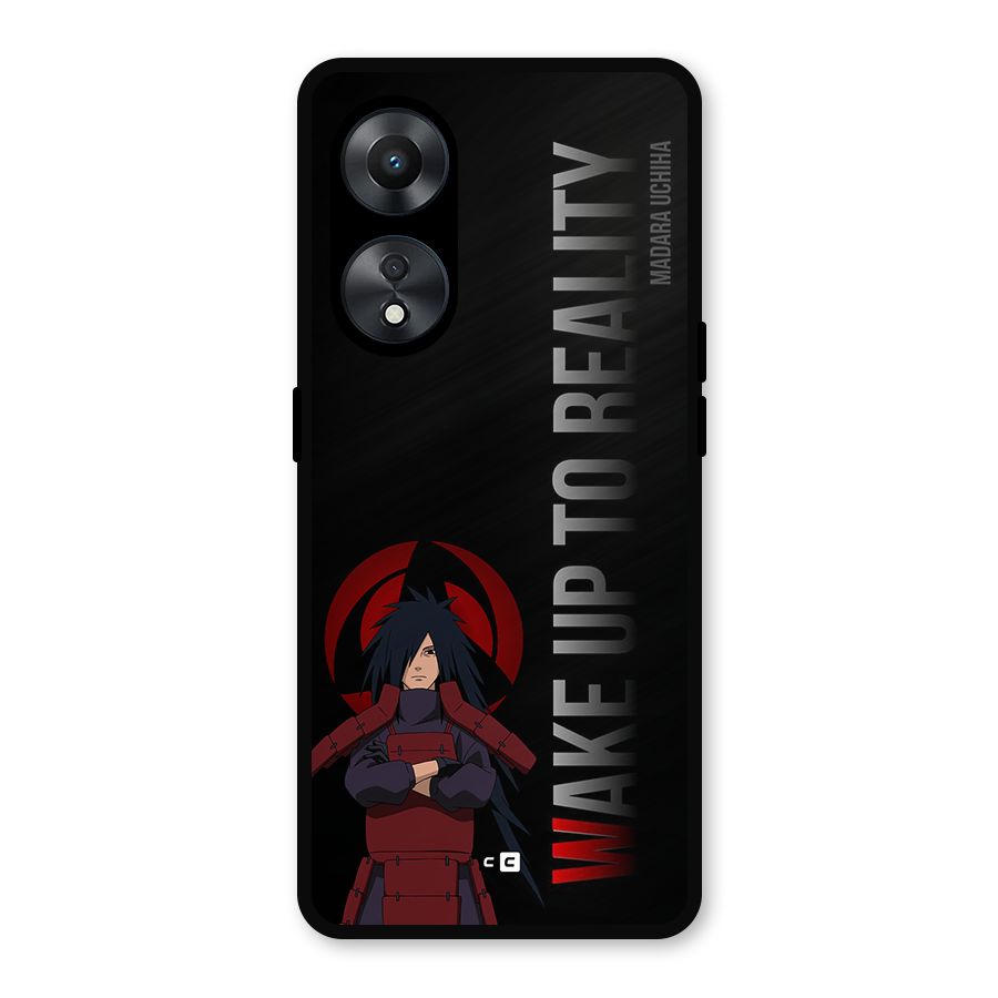 Wake Up Madara Uchiha Metal Back Case for Oppo A78