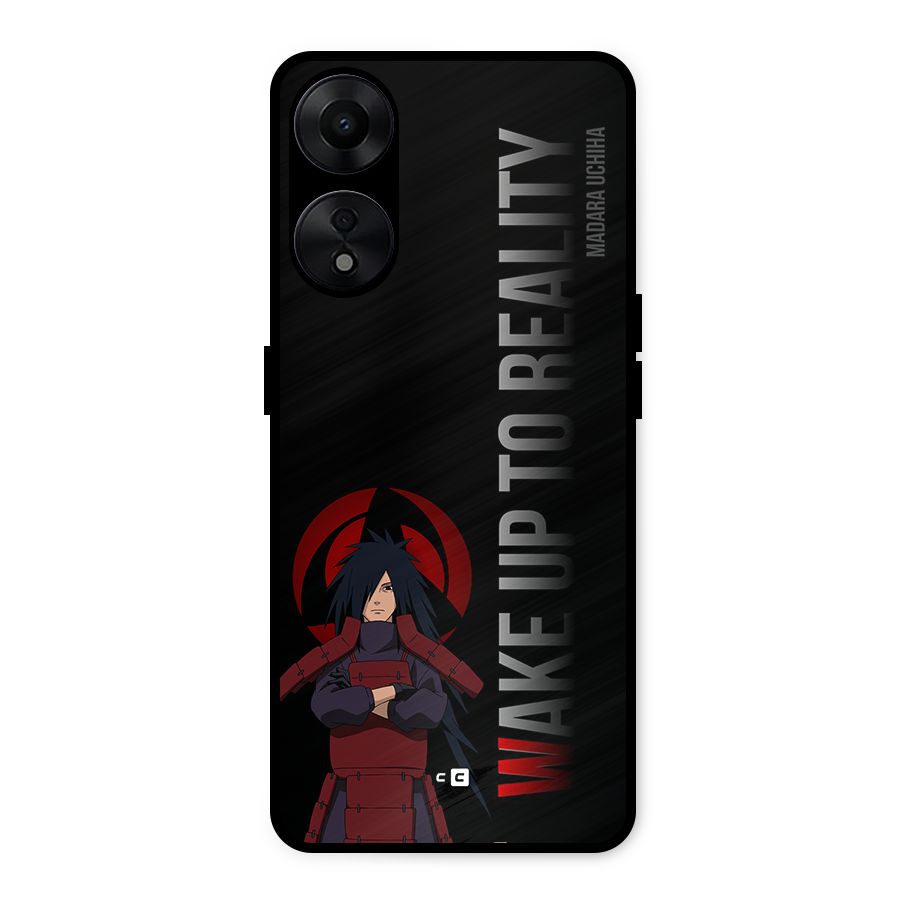 Wake Up Madara Uchiha Metal Back Case for Oppo A78 5G