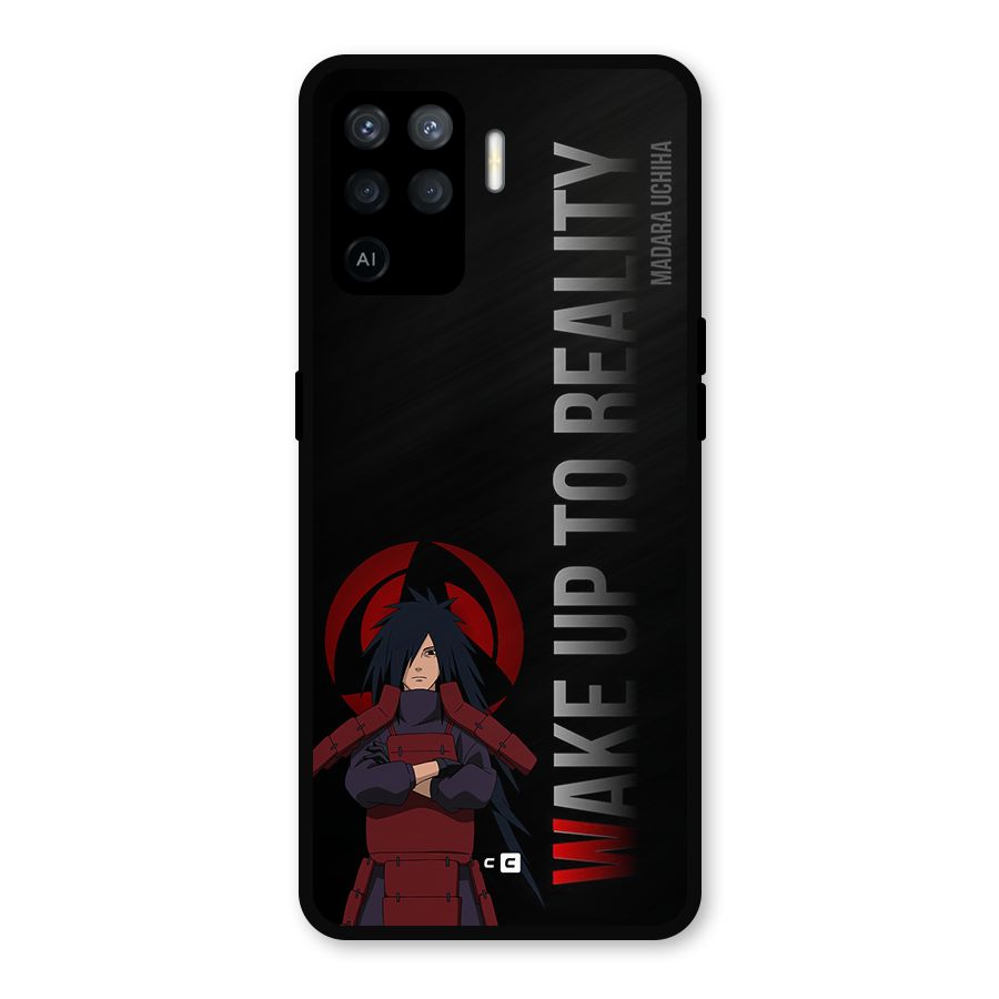 Wake Up Madara Uchiha Metal Back Case for Oppo F19 Pro