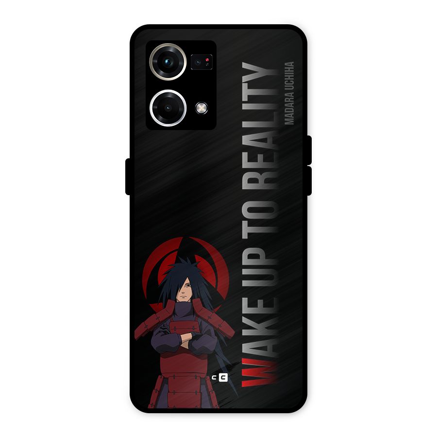 Wake Up Madara Uchiha Metal Back Case for Oppo F21 Pro 4G