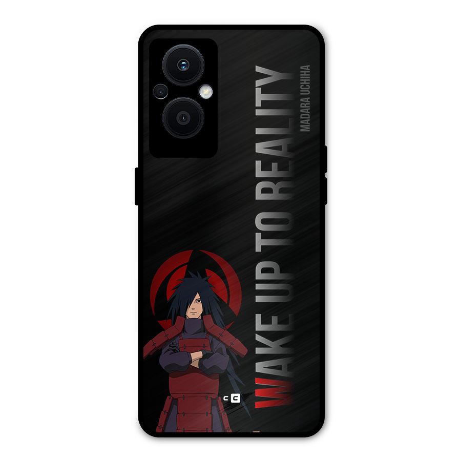Wake Up Madara Uchiha Metal Back Case for Oppo F21 Pro 5G