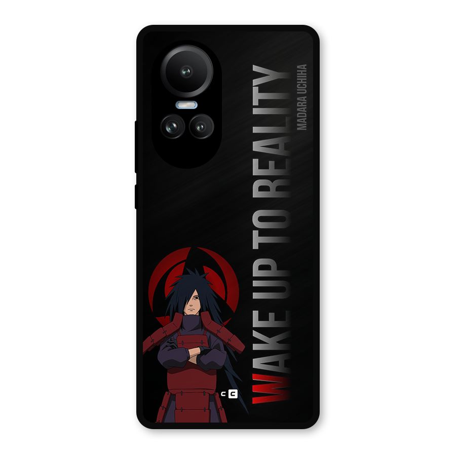 Wake Up Madara Uchiha Metal Back Case for Oppo Reno10 Pro