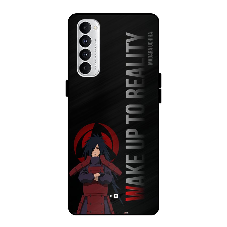 Wake Up Madara Uchiha Metal Back Case for Oppo Reno4 Pro