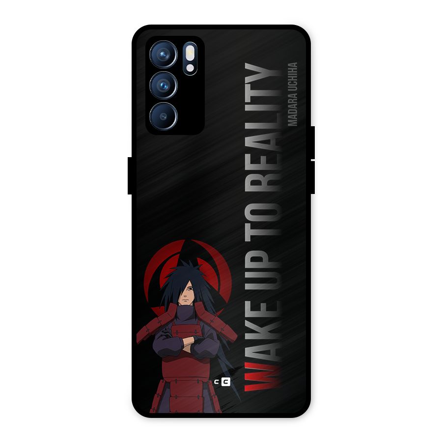 Wake Up Madara Uchiha Metal Back Case for Oppo Reno6 5G