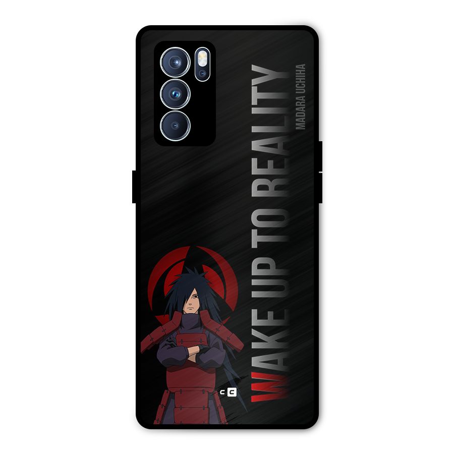 Wake Up Madara Uchiha Metal Back Case for Oppo Reno6 Pro 5G