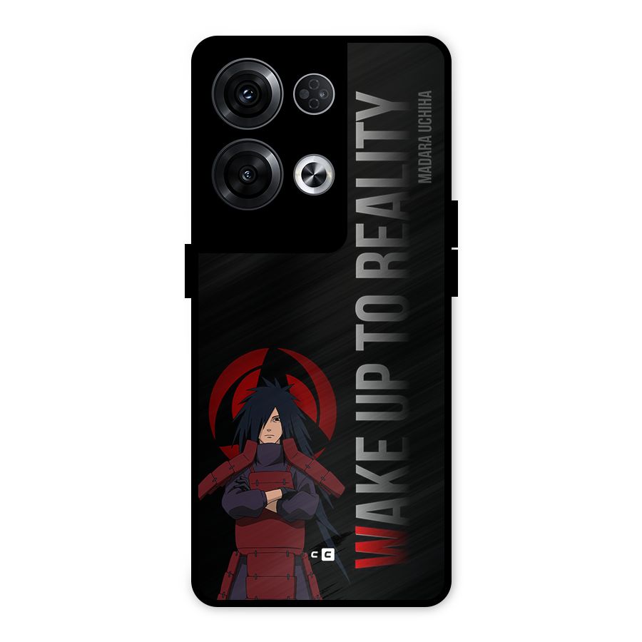 Wake Up Madara Uchiha Metal Back Case for Oppo Reno8 Pro 5G