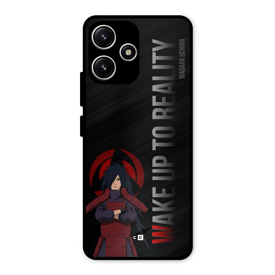 Wake Up Madara Uchiha Metal Back Case for Poco M6 Pro