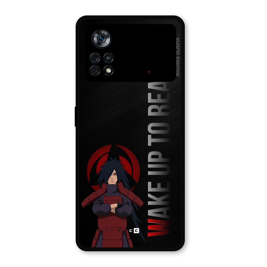 Wake Up Madara Uchiha Metal Back Case for Poco X4 Pro 5G