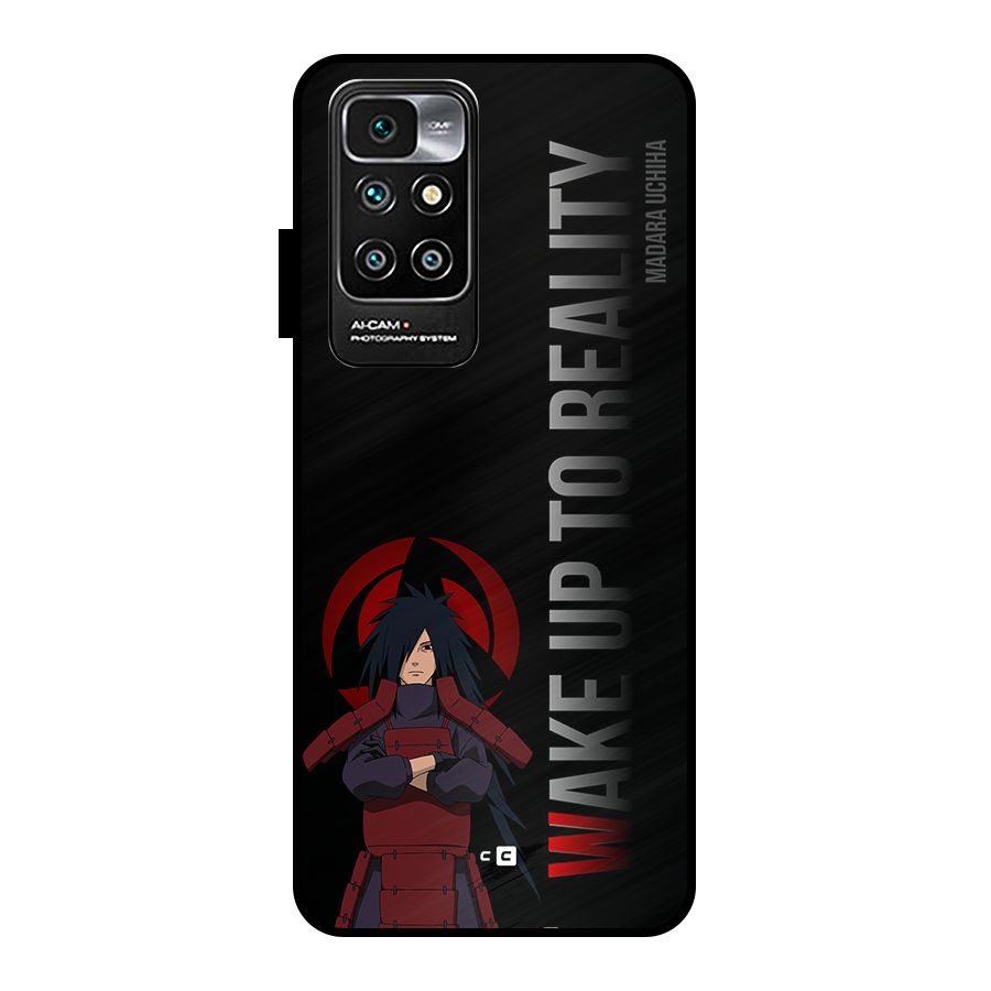 Wake Up Madara Uchiha Metal Back Case for Redmi 10 Prime