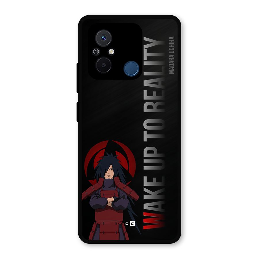 Wake Up Madara Uchiha Metal Back Case for Redmi 12C