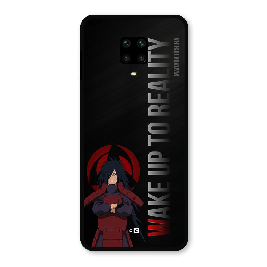 Wake Up Madara Uchiha Metal Back Case for Redmi Note 9 Pro