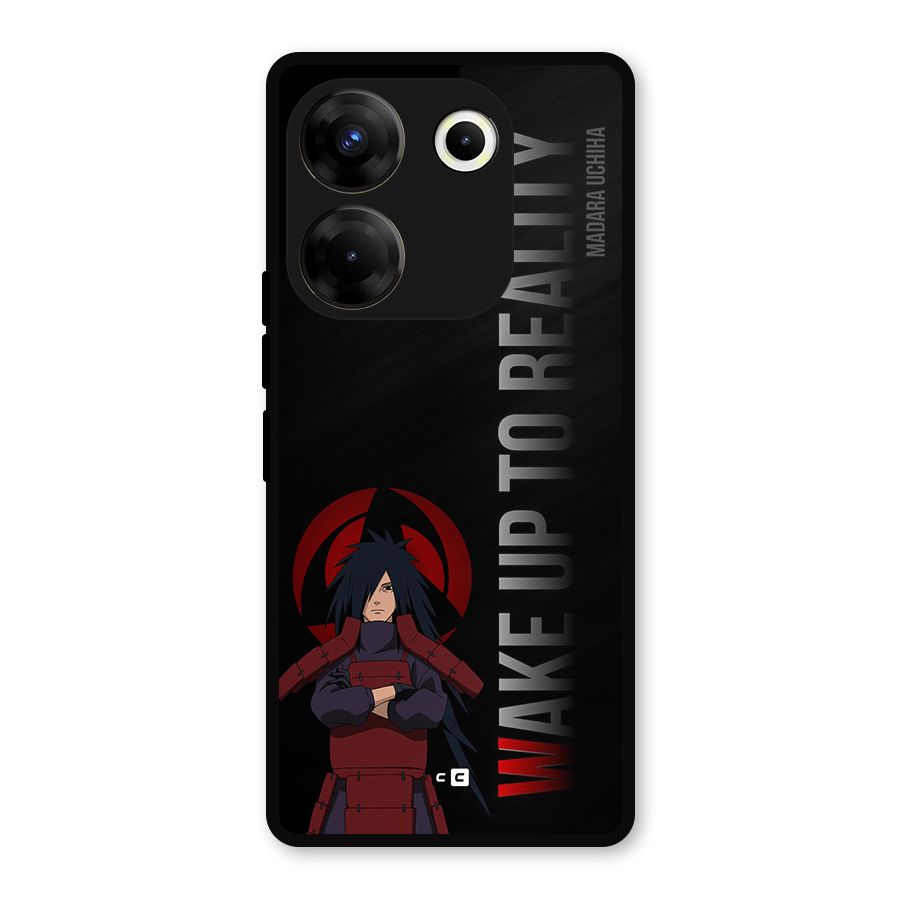 Wake Up Madara Uchiha Metal Back Case for Tecno Camon 20 Pro