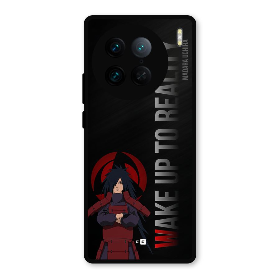 Wake Up Madara Uchiha Metal Back Case for Vivo X90 Pro
