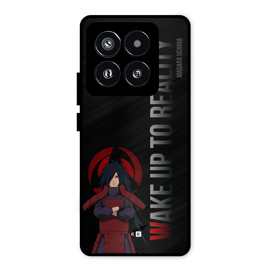 Wake Up Madara Uchiha Metal Back Case for Xiaomi 14 Pro