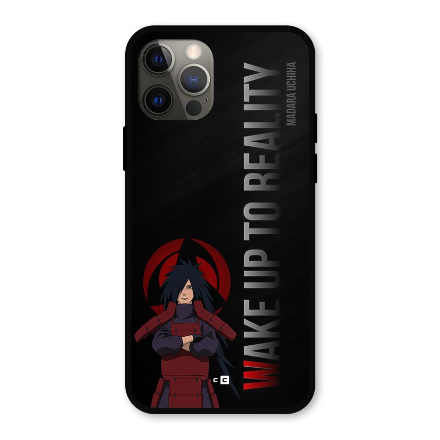 Wake Up Madara Uchiha Metal Back Case for iPhone 12 Pro