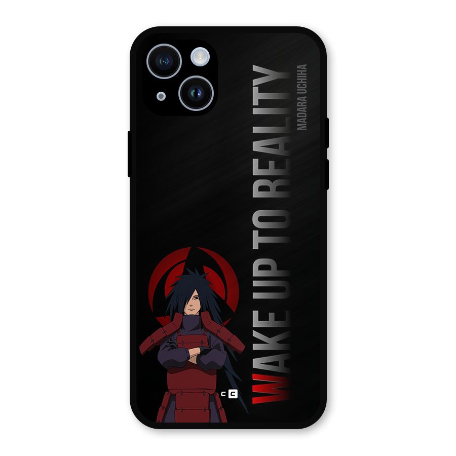 Wake Up Madara Uchiha Metal Back Case for iPhone 14