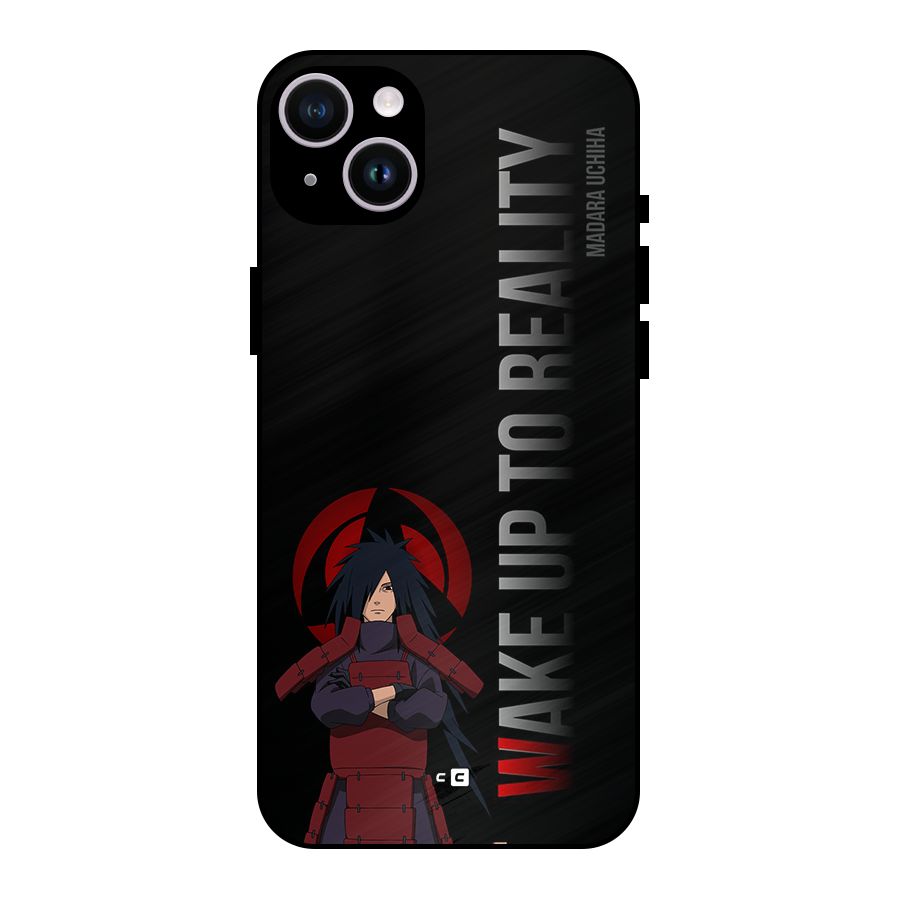 Wake Up Madara Uchiha Metal Back Case for iPhone 14 Plus