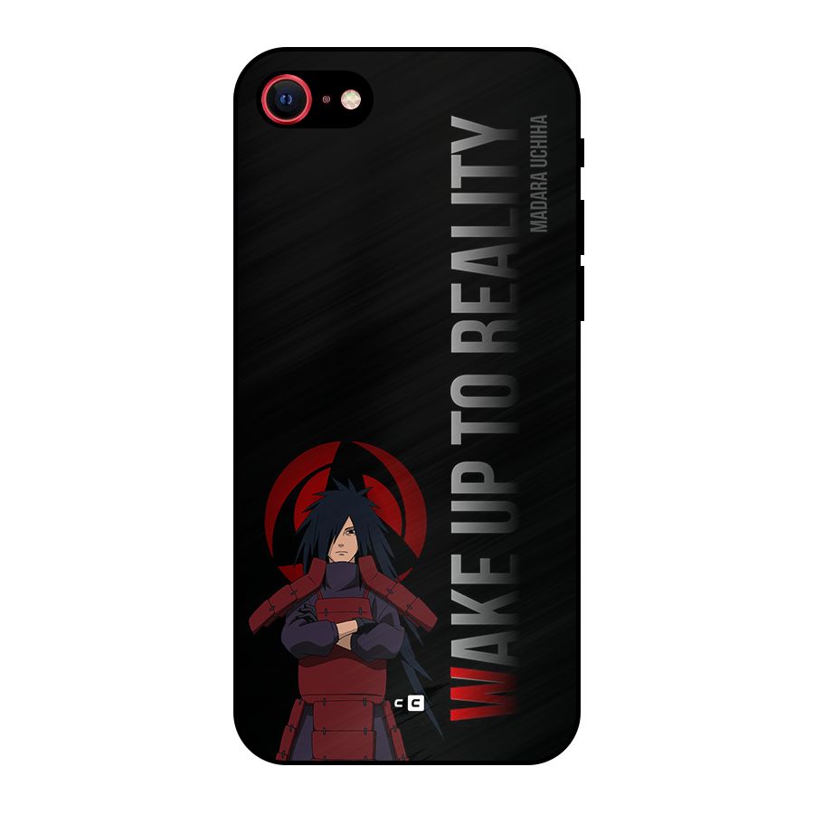 Wake Up Madara Uchiha Metal Back Case for iPhone 8