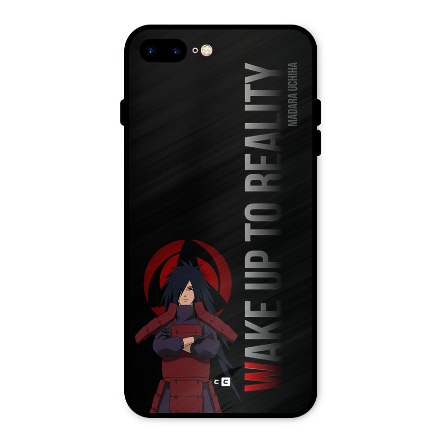 Wake Up Madara Uchiha Metal Back Case for iPhone 8 Plus