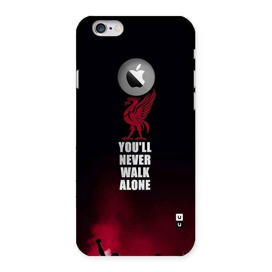 Walk Alone Back Case for iPhone 6 Logo Cut