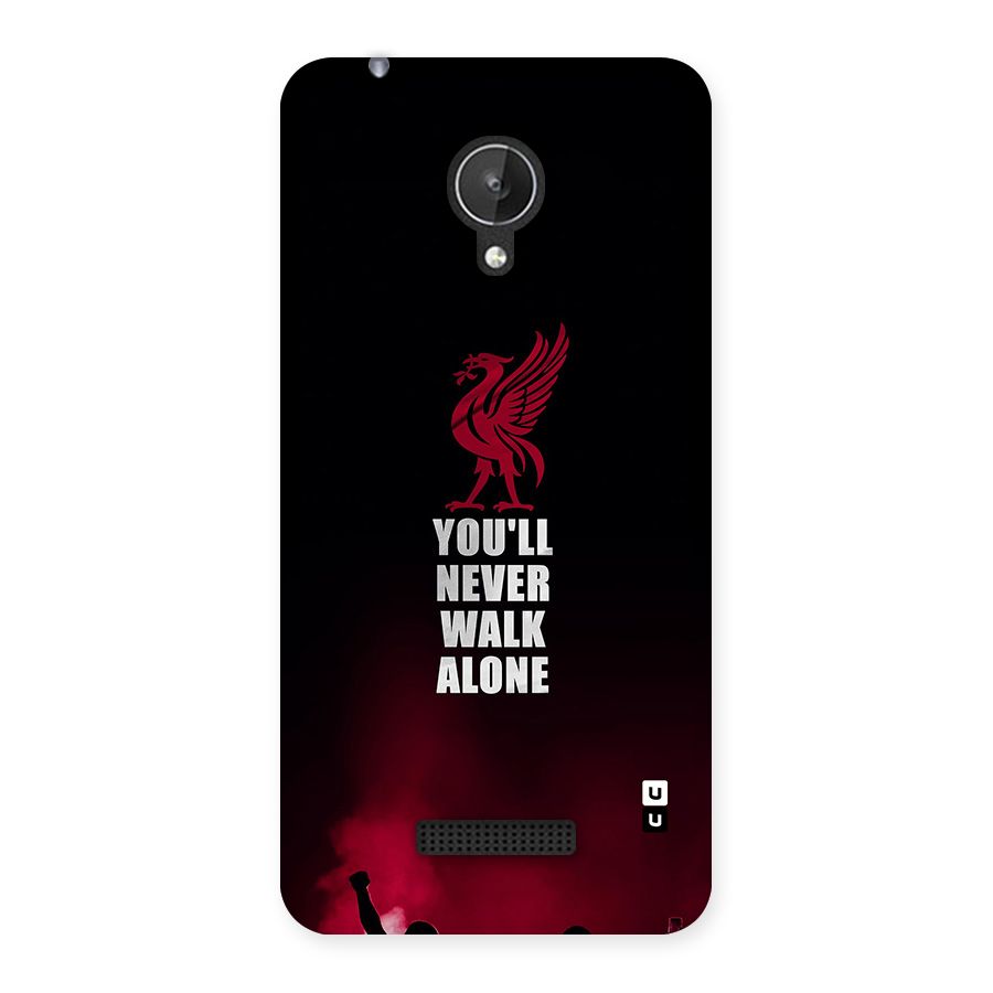 Walk Alone Back Case for Canvas Spark Q380