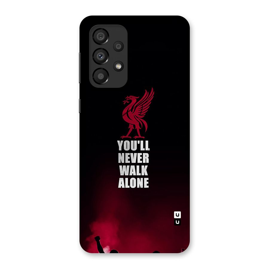 Walk Alone Glass Back Case for Galaxy A33 5G