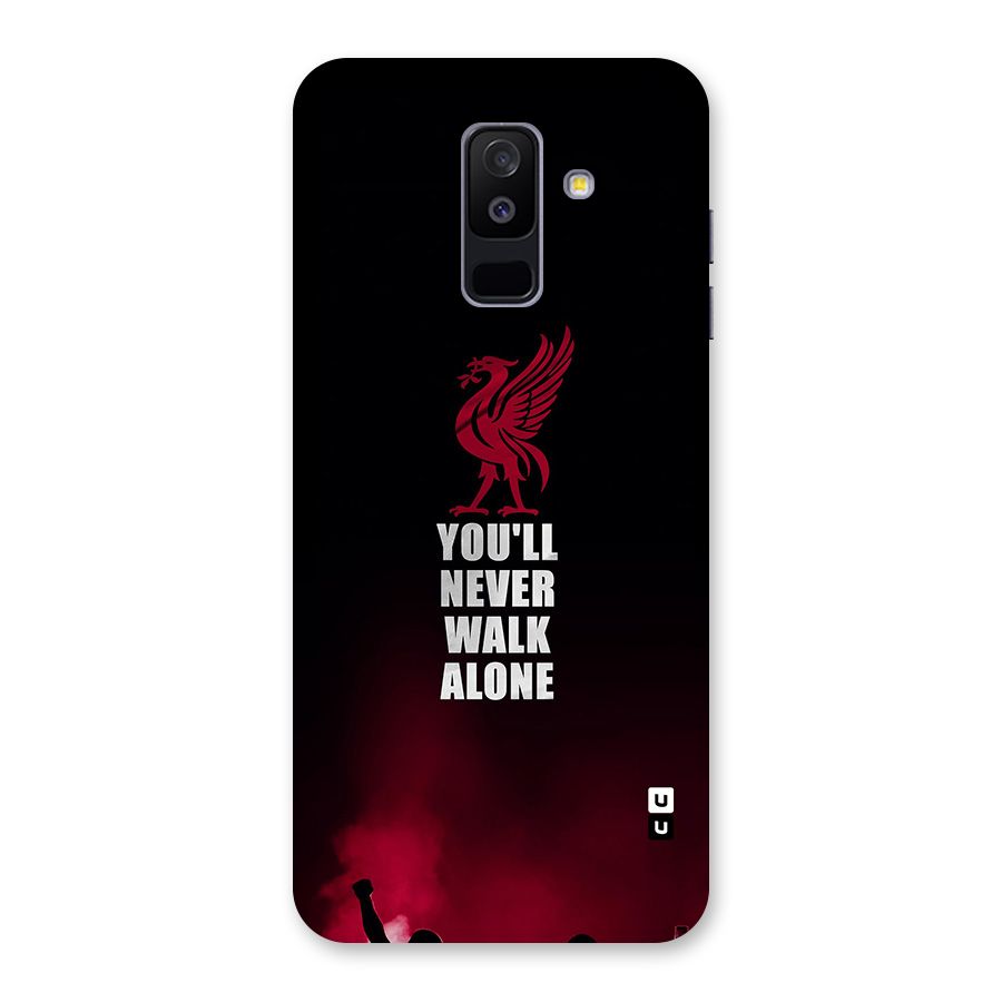 Walk Alone Back Case for Galaxy A6 Plus
