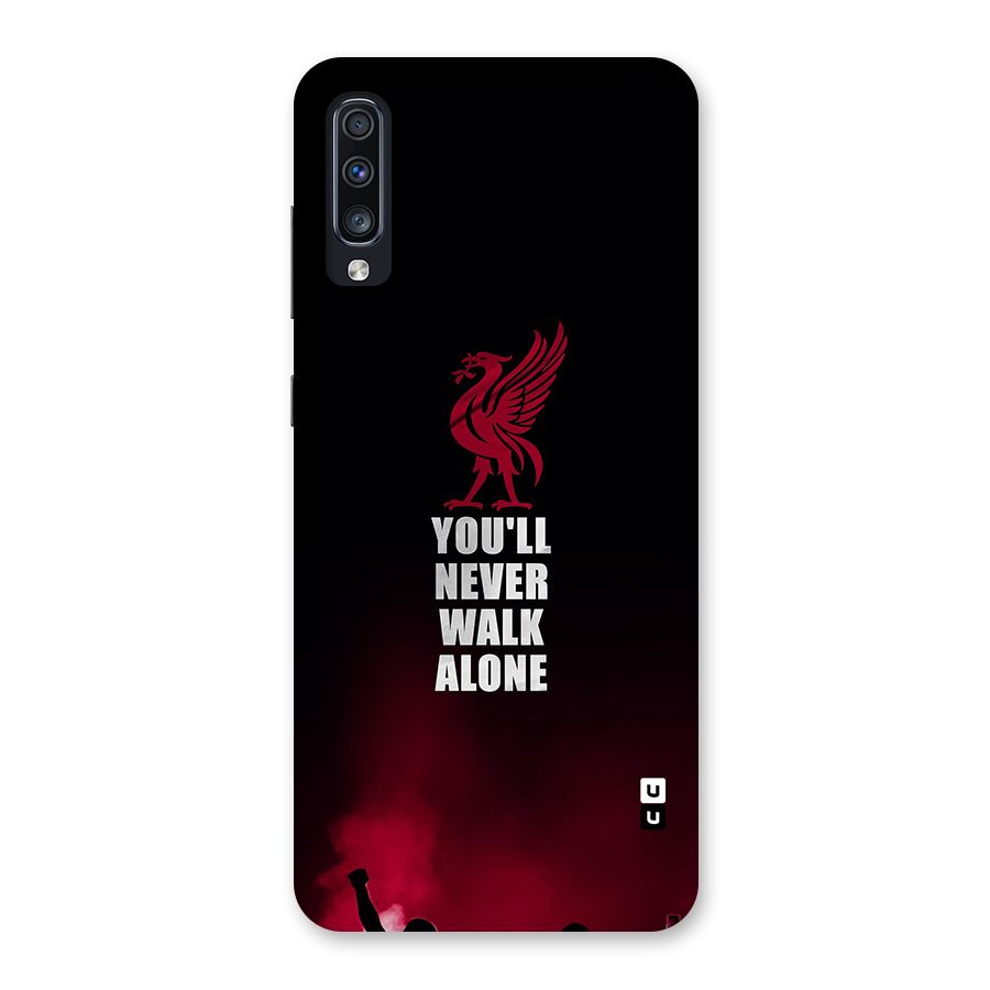 Walk Alone Back Case for Galaxy A70